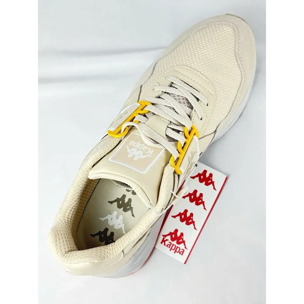 Kappa 222 Banda Barsel 1 3037IS0 Unisex Sneakers Beige-Grey Vapor US 8.5 EU 41.5